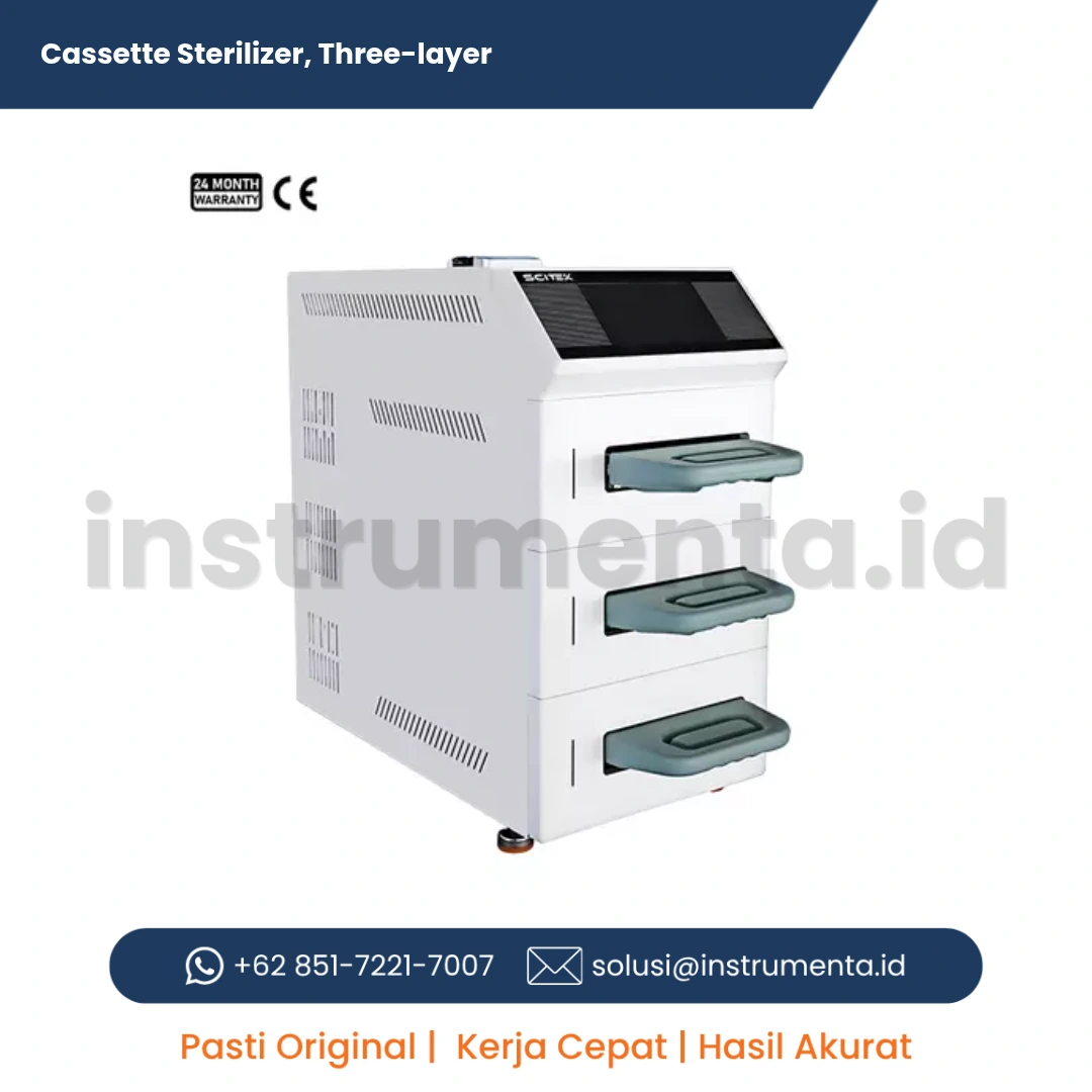 Official Supplier Three-layer Cassette Sterilizer Scitek ST-TC Series Autoclave Kaset 3 Tingkat Independen